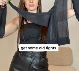 Cut a pair of tights and make this super cool idea you won't find in stores (yet!)