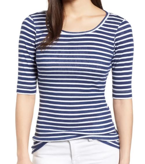 Striped shirts as part of spring trends