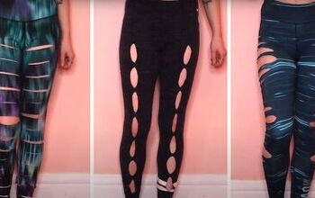 How to DIY Awesome Cut-out Leggings or Tights