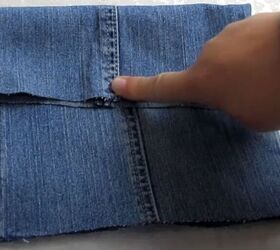 how to diy a small denim purse from old jeans