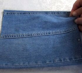 how to diy a small denim purse from old jeans, Pinning