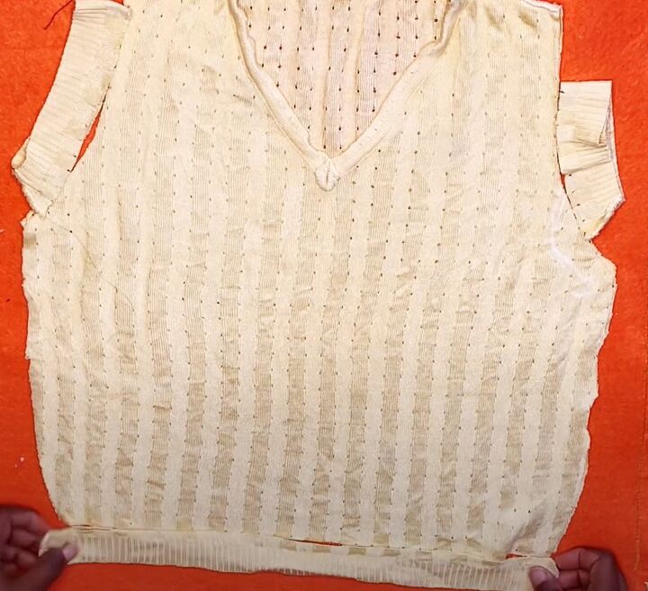 How to DIY a Cute Knit Sweater Vest Upstyle