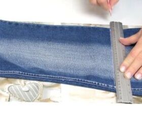 How adding a bit of ribbon to this denim upcycle makes all the difference (beautiful!)