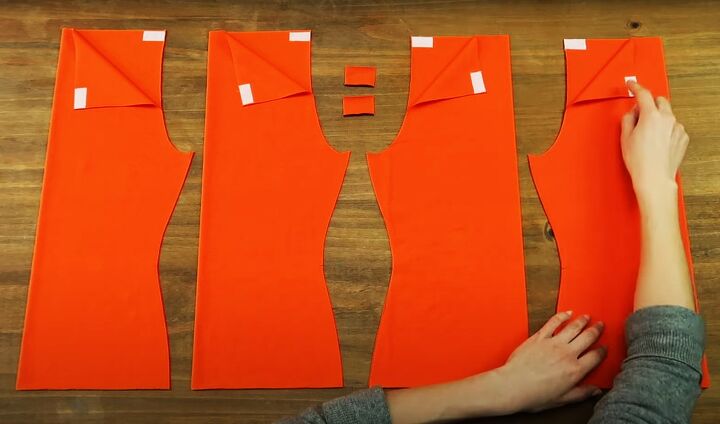 how to diy a cute tank top, Cutting out fabric