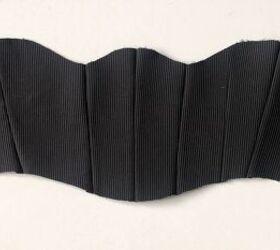 sewing tutorial how to make a corset belt, Pieces sewn together