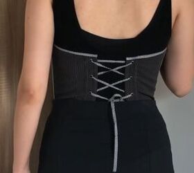 sewing tutorial how to make a corset belt, How to make a corset belt DIY corset belt