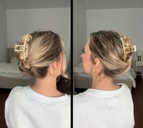 Easy 60-second Claw Clip Hairstyle