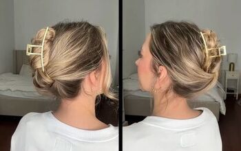 Easy 60-second Claw Clip Hairstyle