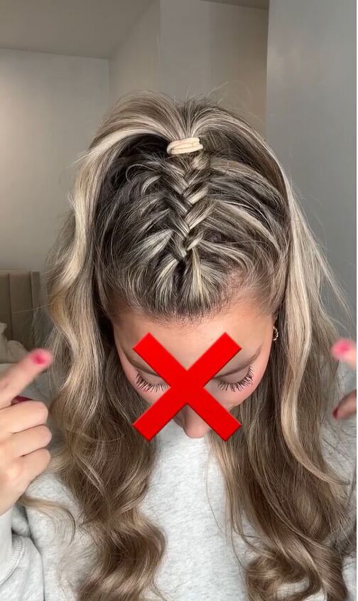 Easy Faux Dutch Braid Tutorial | Upstyle