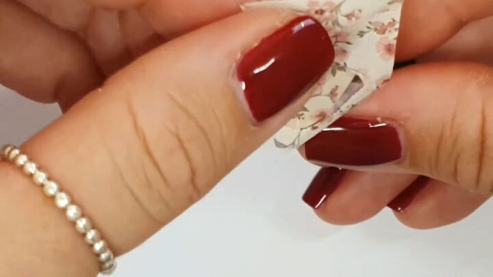 how to diy cute floral spring nails, Nail design 1