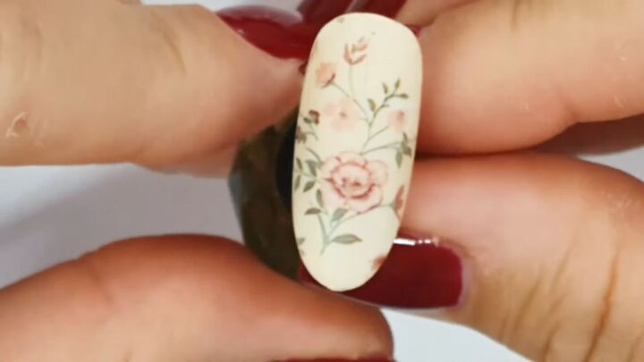 how to diy cute floral spring nails, Nail design 2