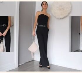 how to shop your closet 19 ways to style black pants, Chic monochrome