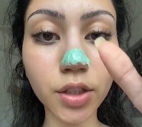 She covered her nose with green wax for a very good reason