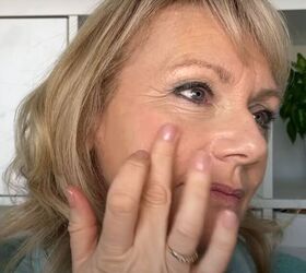 spring makeup tutorial an easy look for older women, Adding color to cheeks