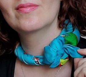 3 Fun Ways to Wear a Silk Scarf on the Neck