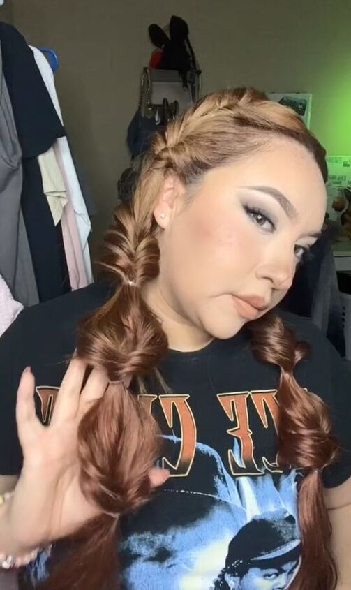 this hairstyle is easier than french braiding and just as cute, Cute braid hairstyle