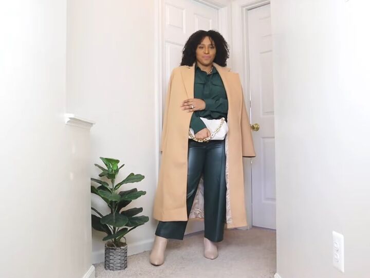 5 effortlessly chic outfits for spring, Long pea coat outfit