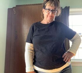 Spring Tee for Chilly Weather...A Fun DIY Sew-in-a-Flash Creation!