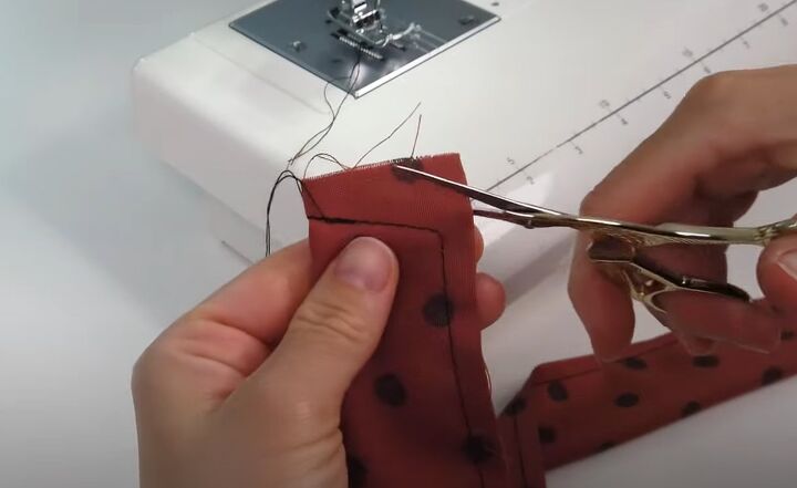 how to diy comfy paperbag pants, Making belt