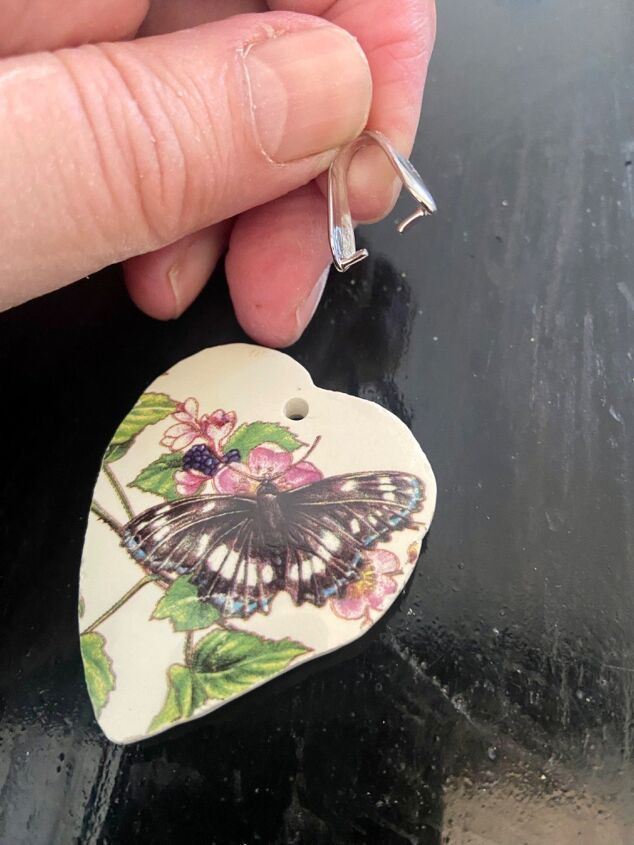 how to turn your old vintage pottery into beautiful jewellery, Bail