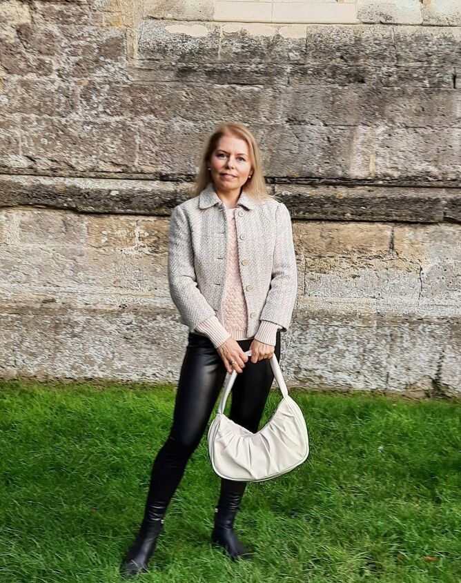 how to wear white bags 3 outfit ideas, ASOS design shoulder bag with ruched detail