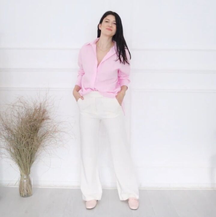 7 cute outfit ideas for spring and easter, White pants