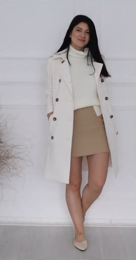 7 cute outfit ideas for spring and easter, White trench coat