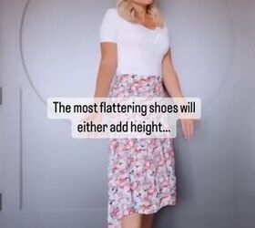 4 tips for styling skirts, Flattering shoes