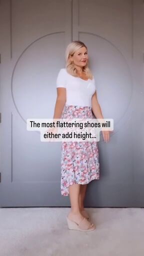 4 tips for styling skirts, Flattering shoes