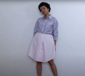 How to DIY a Cute Twist Front Shirt Dress