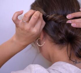 3 quick and easy short hair updos, Side twists
