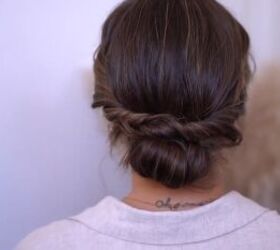 3 quick and easy short hair updos, Side twists