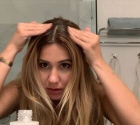She mixes these 3 oils before putting them on her scalp