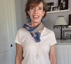 Layer a scarf and necklace