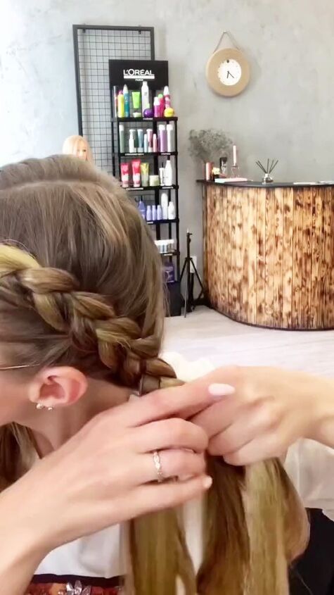 how to braid in extra hair, Braiding