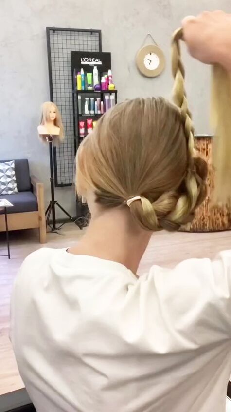 how to braid in extra hair, Braiding