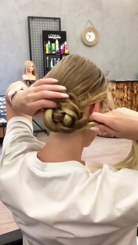 how to braid in extra hair, Winding hair