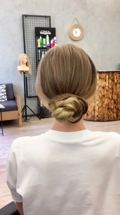 how to braid in extra hair, Twist bun hair