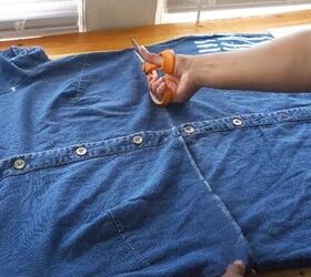 free people dupe how to diy a cute romper, Cutting fabric