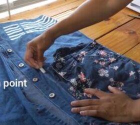 free people dupe how to diy a cute romper, Cutting out shorts