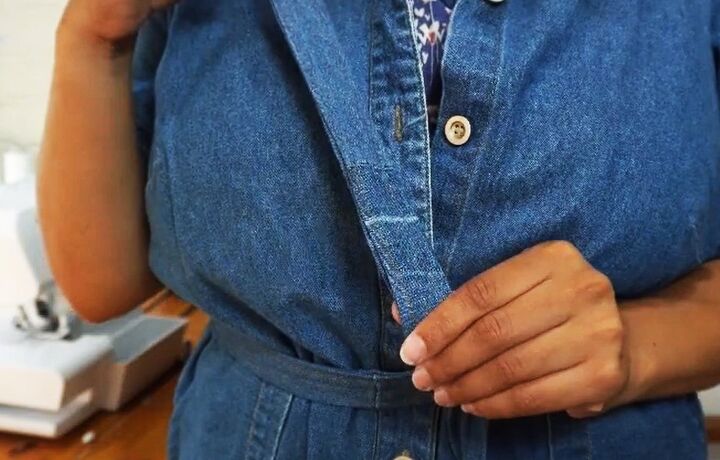 free people dupe how to diy a cute romper, Creating belt