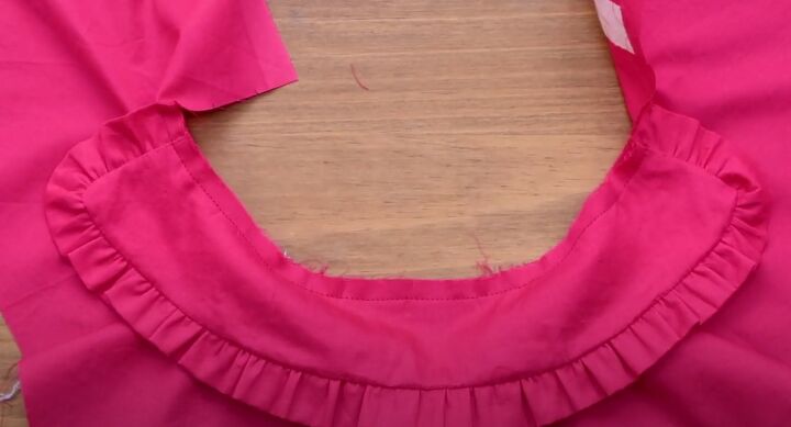 How to DIY a Cute High Collar Ruffle Blouse | Upstyle