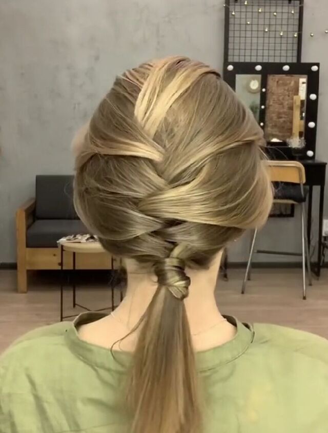 wow this is not your average braid, Cute braid hairstyle
