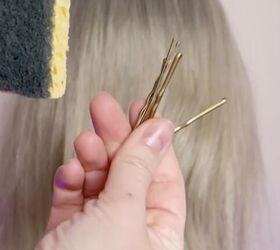 You won't believe how a sponge and bobby pins can improve your look