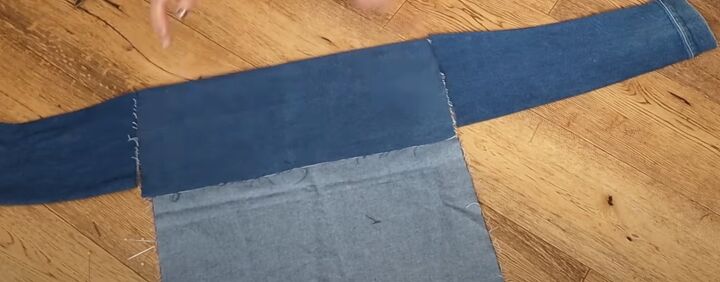 how to diy a sexy denim tank, Making the belt