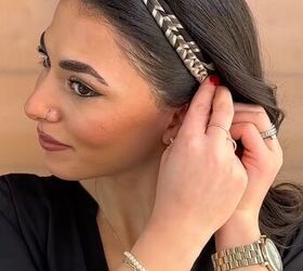 Add Ribbon to Your Hair to Create This Unique Look