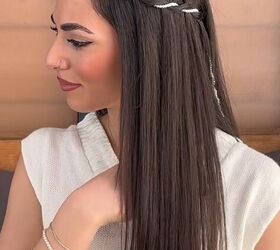 wow this is a perfect hairstyle for weddings, Half up wedding hairstyle
