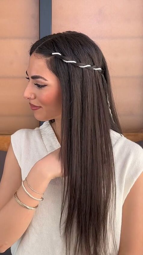 wow this is a perfect hairstyle for weddings, Half up wedding hairstyle