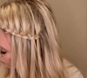 The Easiest Way to Fake a Waterfall Braid!