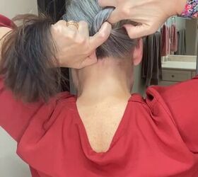 claw clip hack to get hold of all your hair, Pulling hair off finger